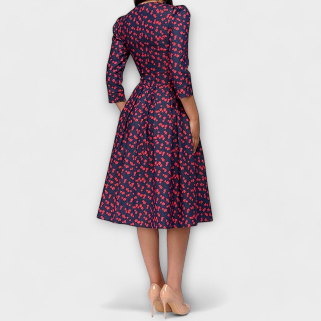Xenia - Elegantes knielanges Kleid