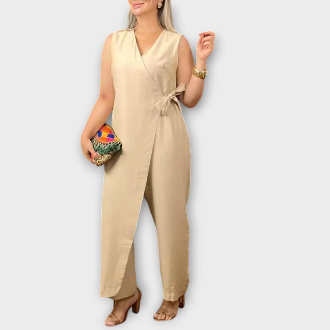 Jana - Eleganter Jumpsuit mit Wickelschnitt