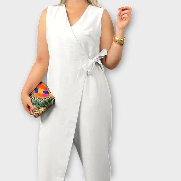 Jana - Eleganter Jumpsuit mit Wickelschnitt