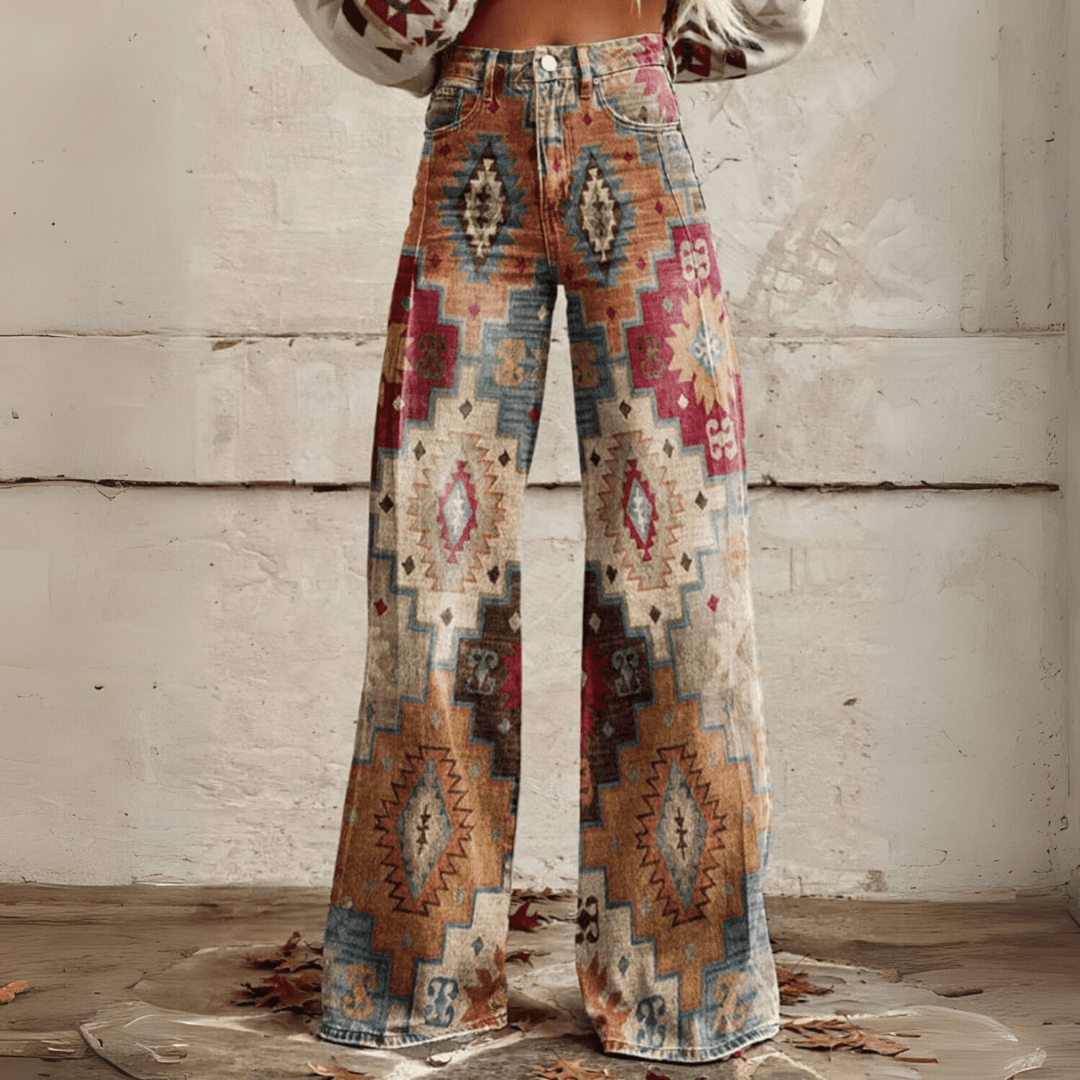 Minna - Boho Hose im Vintage Stil