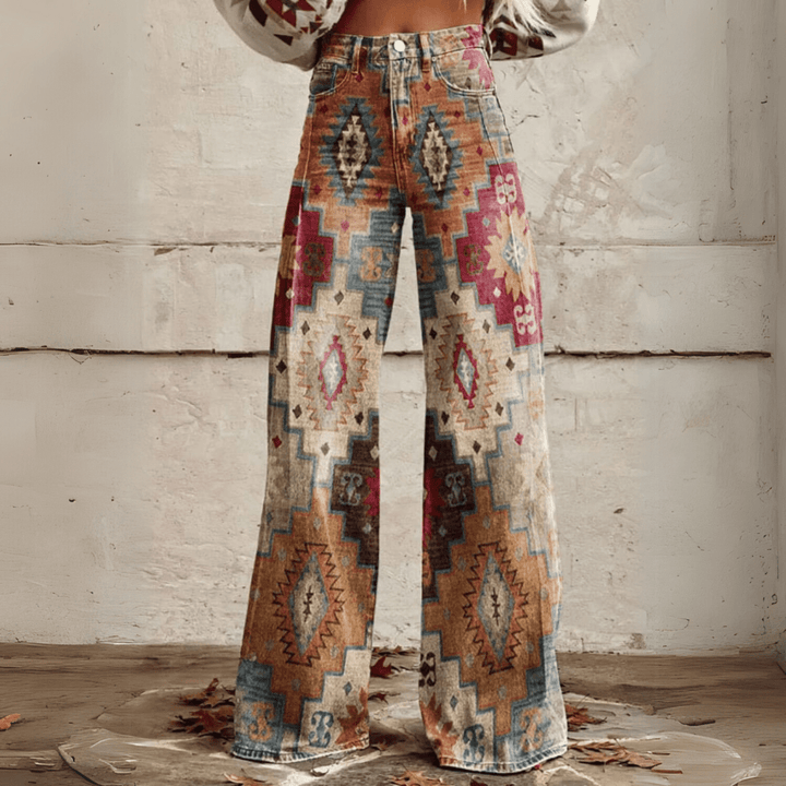 Minna - Boho Hose im Vintage Stil