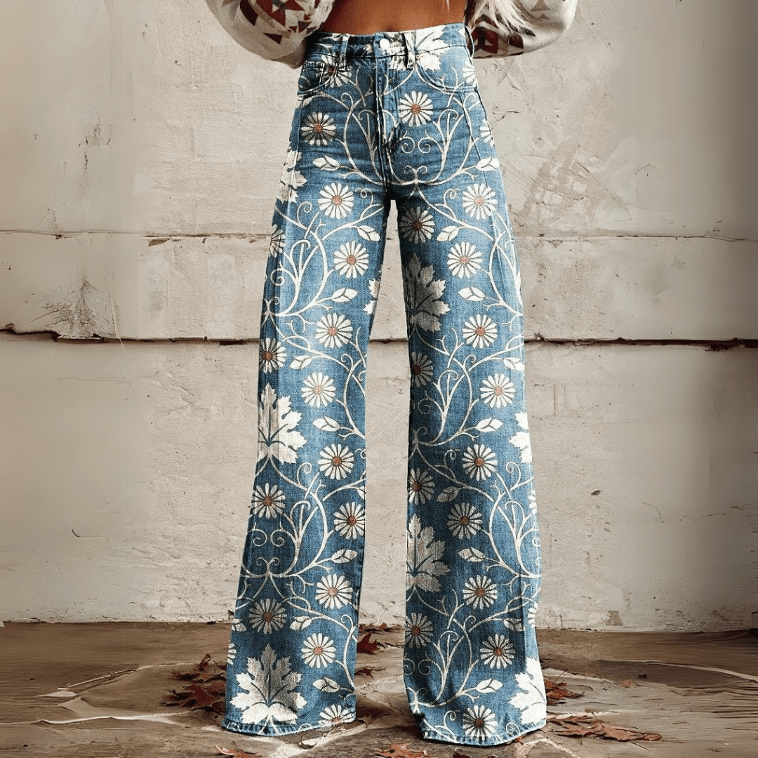 Minna - Boho Hose im Vintage Stil