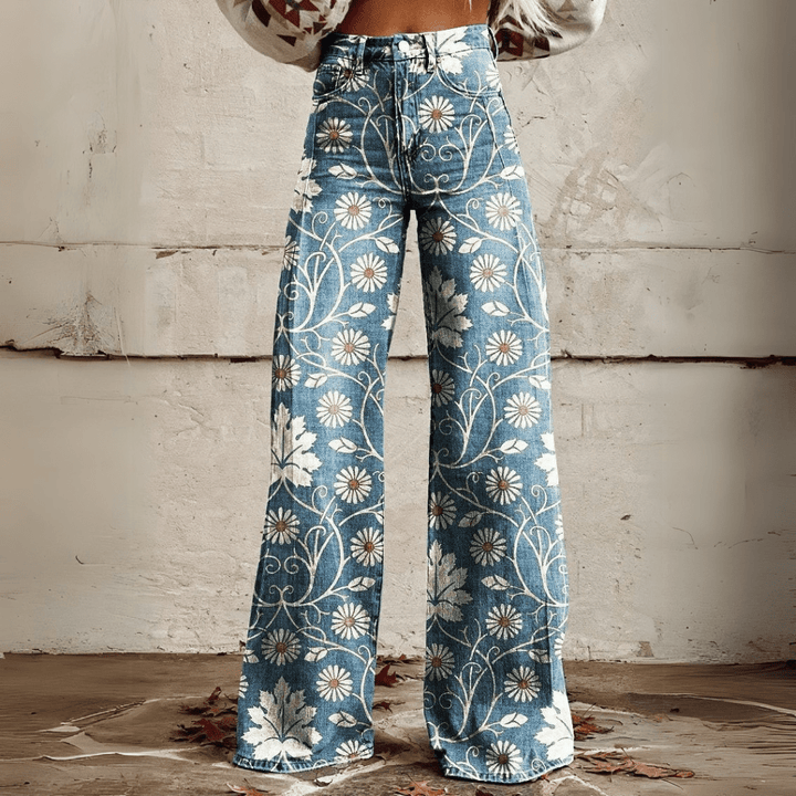 Minna - Boho Hose im Vintage Stil