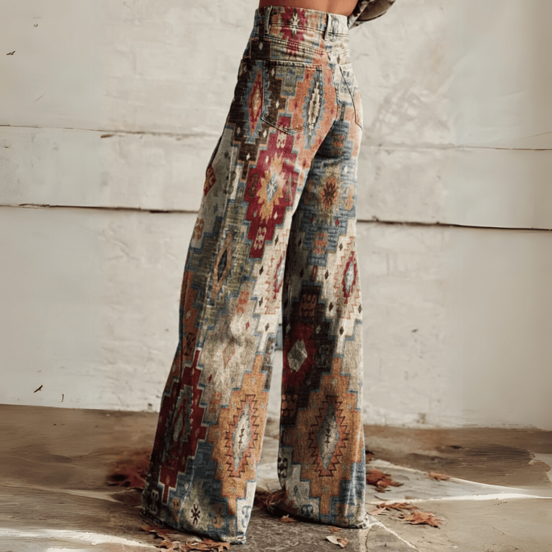 Minna - Boho Hose im Vintage Stil