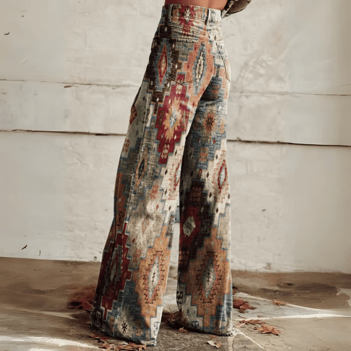 Minna - Boho Hose im Vintage Stil