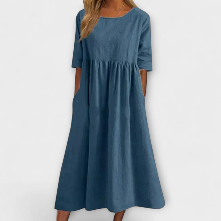 Zenta - Bauchbedeckendes Kleid