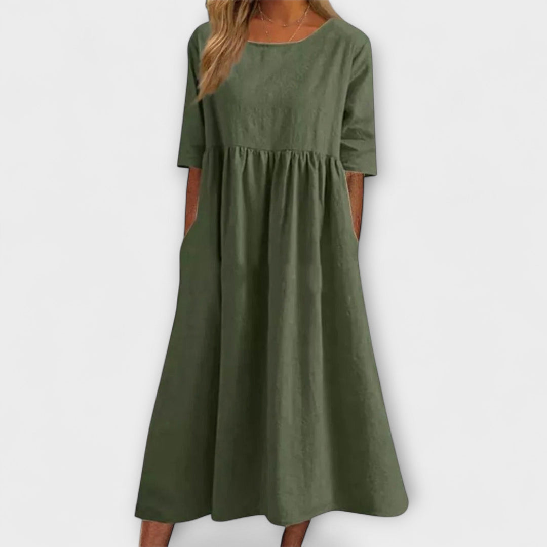 Zenta - Bauchbedeckendes Kleid