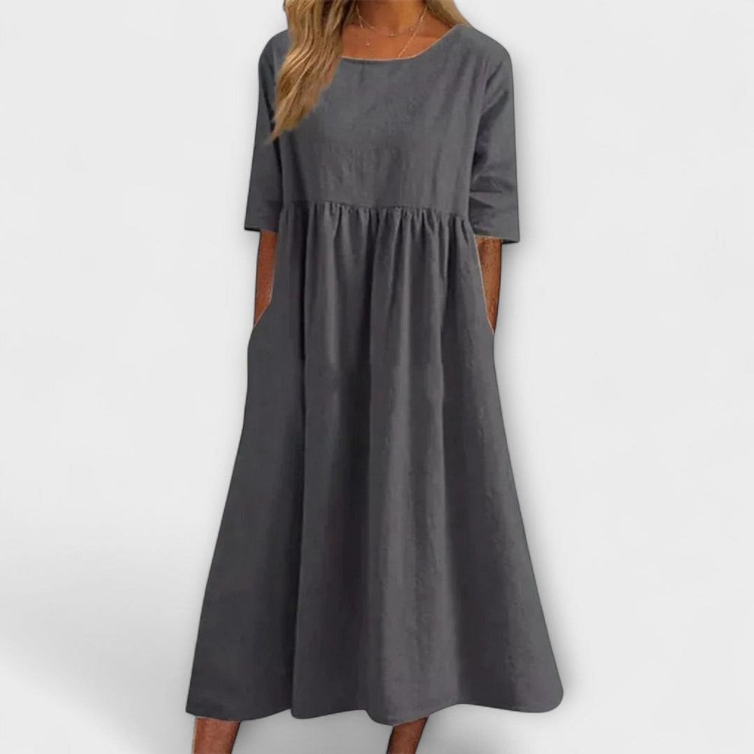 Zenta - Bauchbedeckendes Kleid