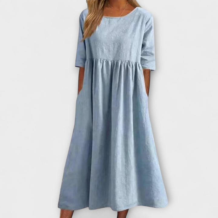 Zenta - Bauchbedeckendes Kleid