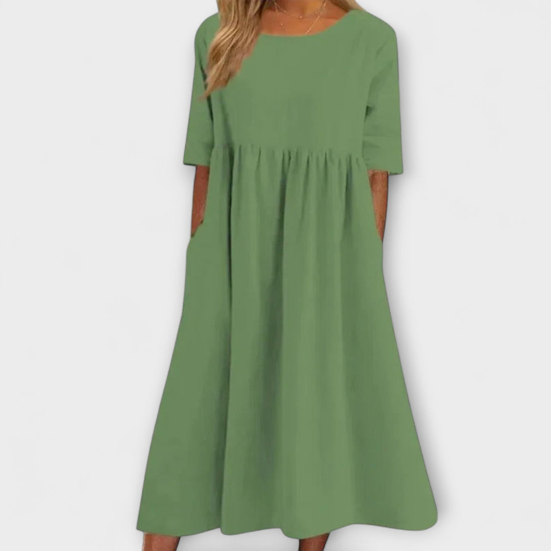 Zenta - Bauchbedeckendes Kleid