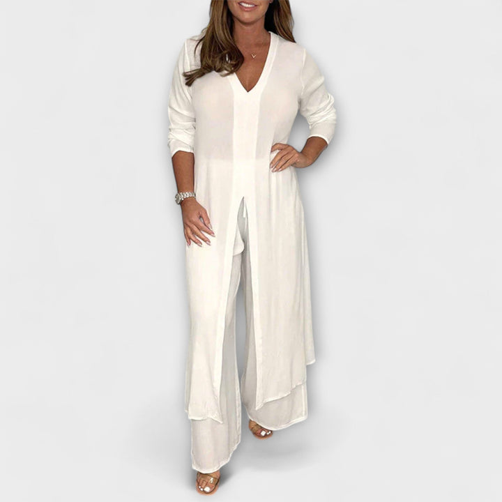 Nahia – Zweiteiliges Damen Co-Ord Set Mit Stilvollem Look